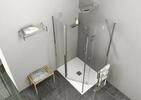 ZOOM obdélníkový sprchový kout 1000x800mm L/P varianta