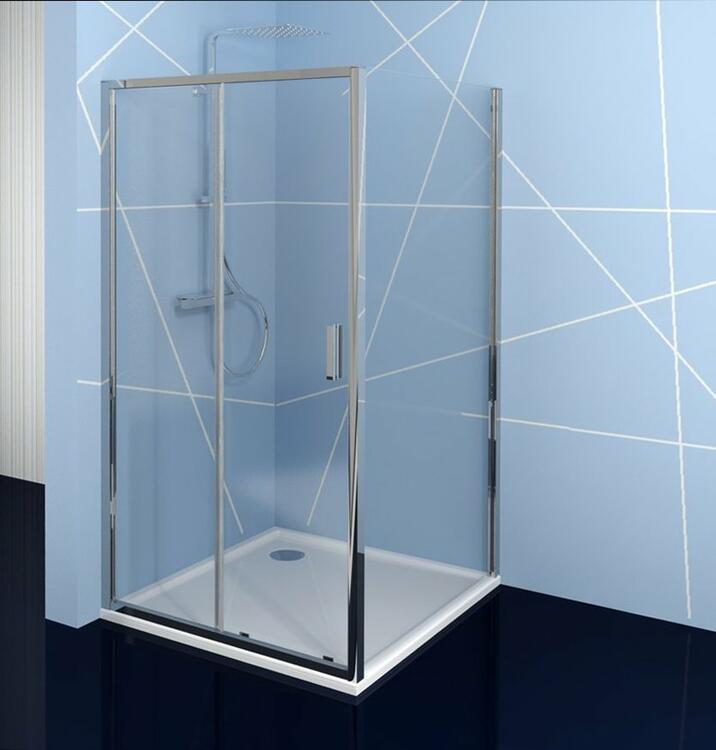 EASY čtvercový sprchový kout 1000x1000mm, čiré sklo L/P varianta