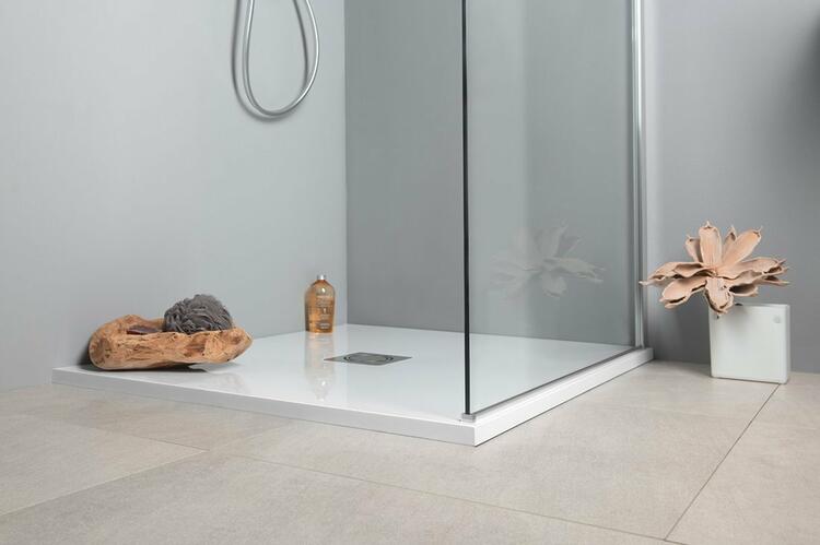 Obdélníková sprchová vanička z litého mramoru 100×90 cm bílá – Polysan Flexia 72925