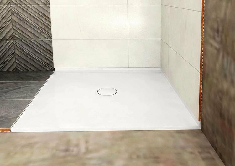 Čtvercová sprchová vanička z litého mramoru 100 cm – Polysan Mirai 73166