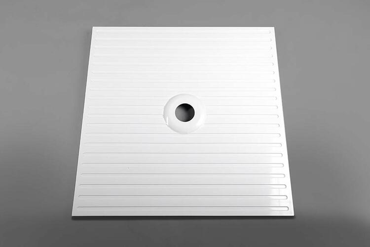 Obdélníková sprchová vanička z litého mramoru 90×80 cm P – Polysan Mirai 73168