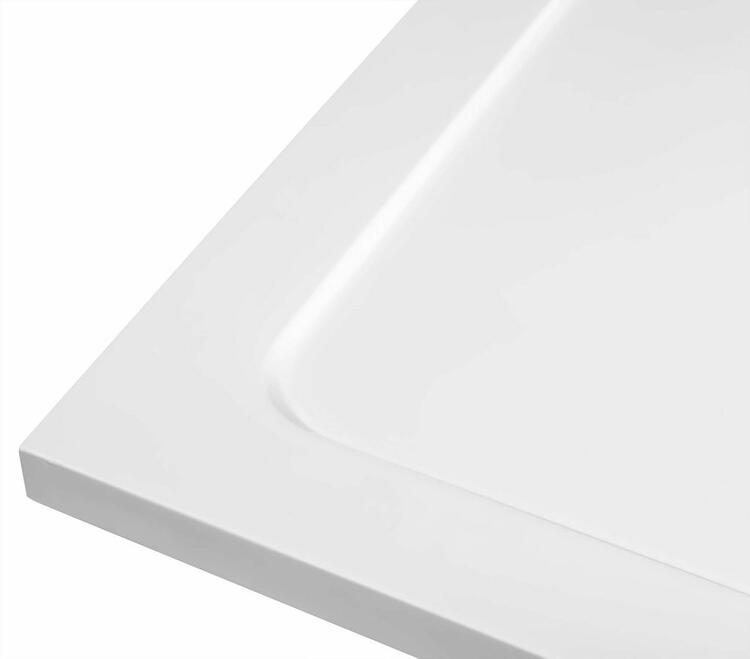 Obdélníková sprchová vanička z litého mramoru 120×90 cm – Aqualine Tecmi PQ12090