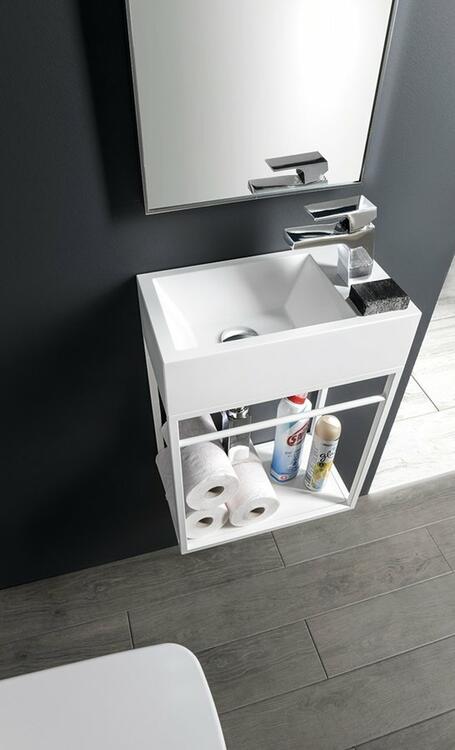 Umývátko 40 cm P bílé – Sapho Amarok AR500