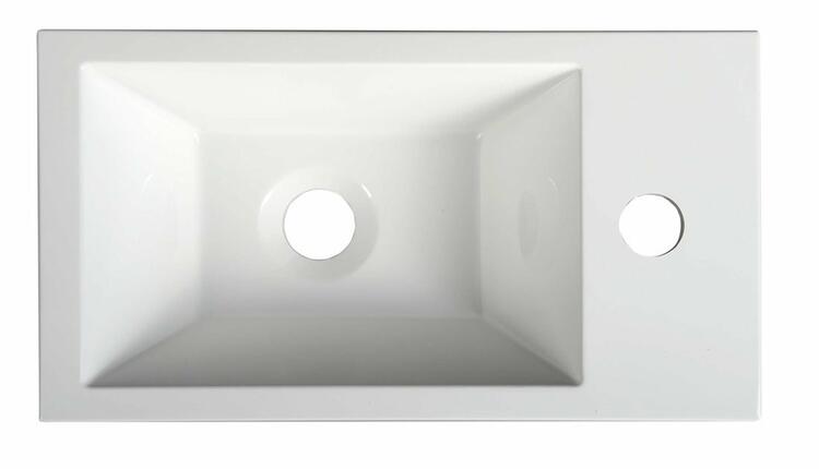 Umývátko 40 cm P bílé – Sapho Amarok AR500