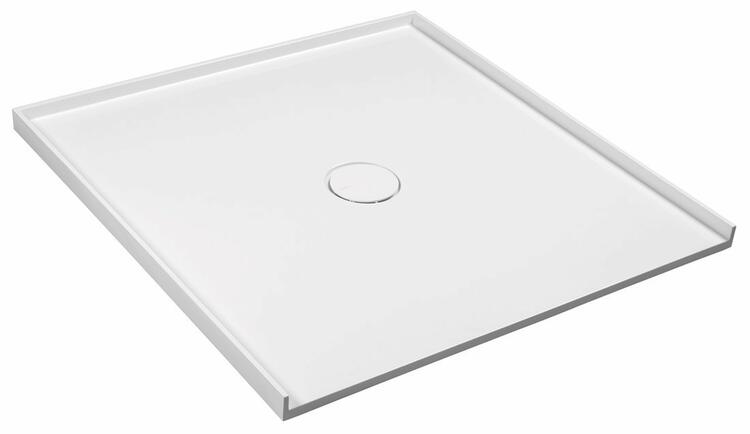 Čtvercová sprchová vanička z litého mramoru do niky 90 cm – Polysan Mirai 73185