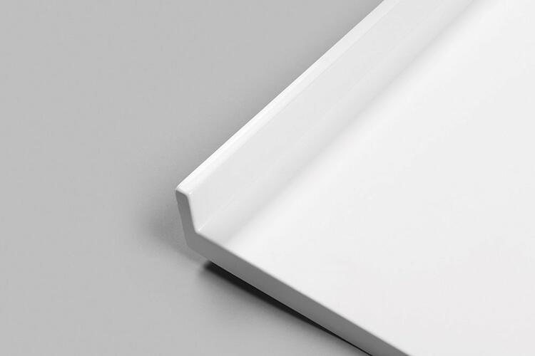 Čtvercová sprchová vanička z litého mramoru do niky 90 cm – Polysan Mirai 73185