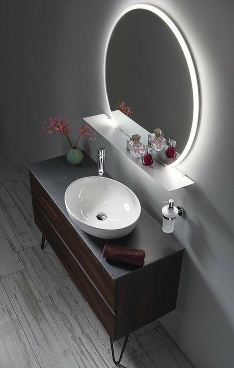 OFELIE keramické umyvadlo na desku, 52x40cm, bílá