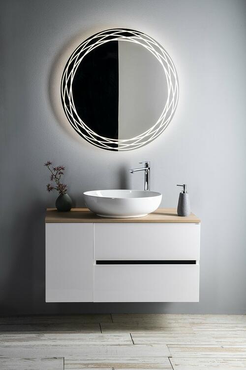 OFELIE keramické umyvadlo na desku, 52x40cm, bílá