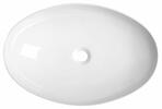 PERA keramické umyvadlo na desku, 62,5x42cm, bílá