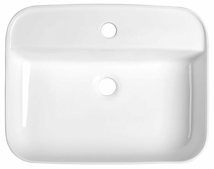 GARDA keramické umyvadlo na desku, 50x40cm, bílá