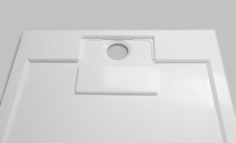 Obdélníková sprchová vanička z litého mramoru 120×80 cm – Gelco Ema PE12080
