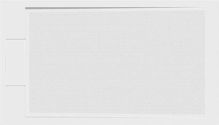 Obdélníková sprchová vanička z litého mramoru 140×80 cm – Gelco Ema PE14080