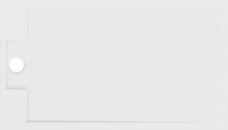 Obdélníková sprchová vanička z litého mramoru 140×80 cm – Gelco Ema PE14080