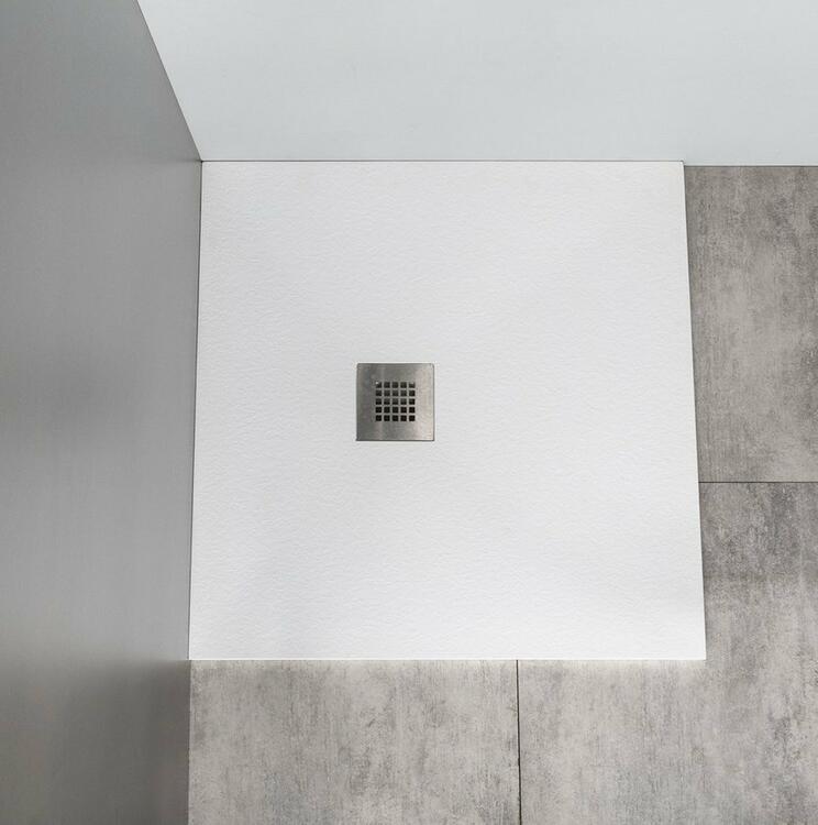 Obdélníková sprchová vanička z litého mramoru 160×90 cm bílá – Gelco Mitia PMB16090