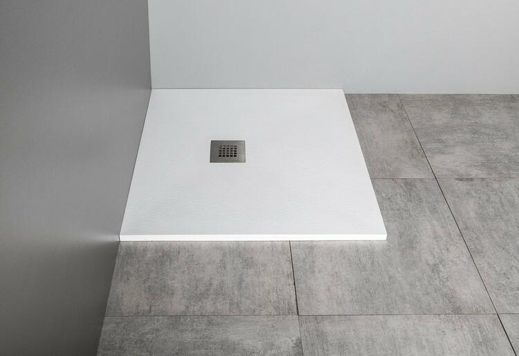 Obdélníková sprchová vanička z litého mramoru 200×90 cm bílá – Gelco Mitia PMB20090