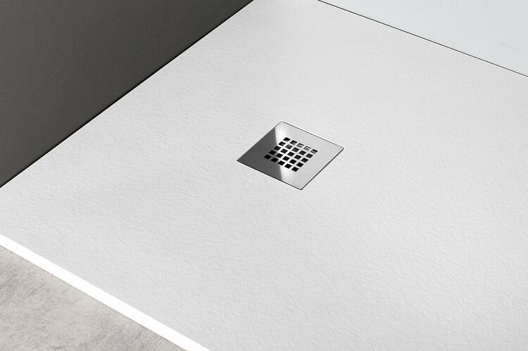 Obdélníková sprchová vanička z litého mramoru 200×90 cm bílá – Gelco Mitia PMB20090