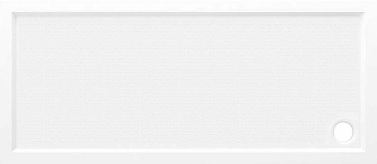 Obdélníková sprchová vanička z litého mramoru 160×70 cm – Gelco Nora PN16070