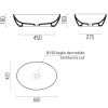 Keramické umyvadlo 60 cm bílá mat – GSI Pura 884209