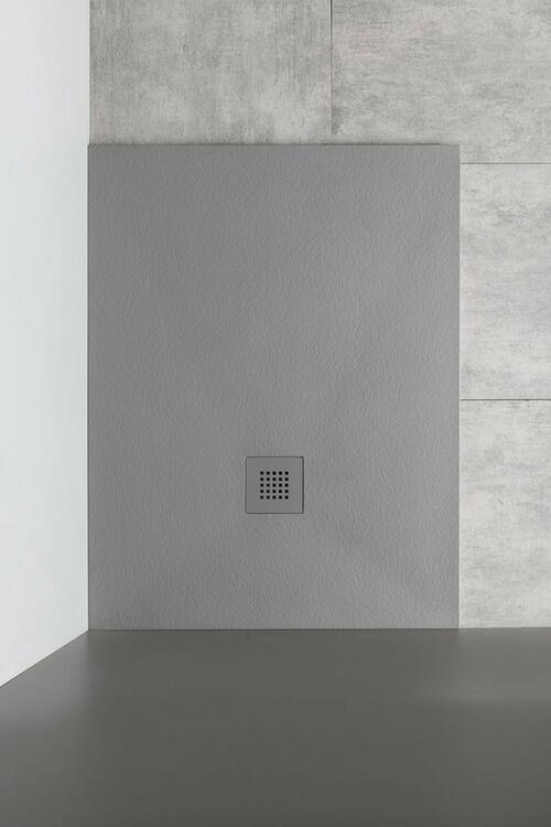 Obdélníková sprchová vanička z litého mramoru 160×90 cm šedá – Gelco Mitia PMS16090