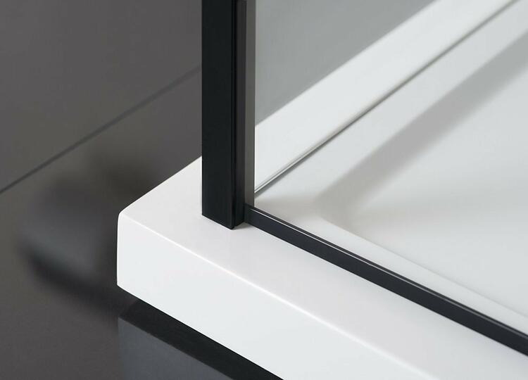 ZOOM BLACK obdélníkový sprchový kout 800x900mm L/P varianta