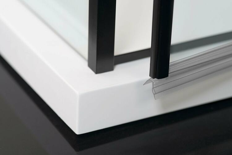 ZOOM BLACK obdélníkový sprchový kout 800x1000mm L/P varianta