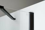 ZOOM BLACK čtvercový sprchový kout 1000x1000mm L/P varianta
