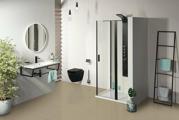 ZOOM BLACK obdélníkový sprchový kout 1200x1000mm L/P varianta