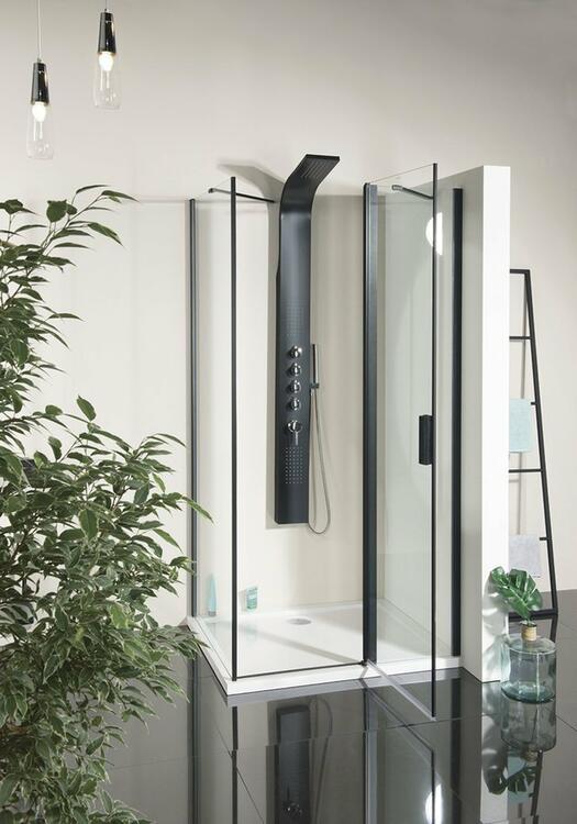 ZOOM BLACK obdélníkový sprchový kout 1200x1000mm L/P varianta