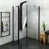 ZOOM BLACK obdélníkový sprchový kout 1400x900mm L/P varianta