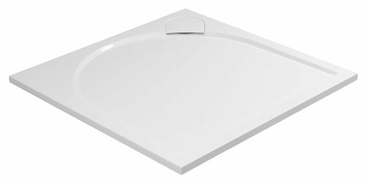 Čtvercová sprchová vanička z litého mramoru 80 cm – Gelco Larca PL008