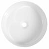 INFINITY ROUND keramické umyvadlo na desku, průměr 36cm, bílá