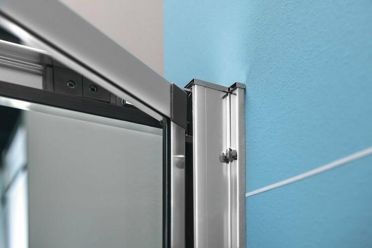 EASY čtvercový sprchový kout 800x800mm, skládací dveře, L/P varianta, čiré sklo