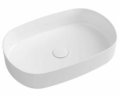 INFINITY OVAL keramické umyvadlo na desku, 55x36cm, bílá | Více - 