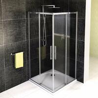 ALTIS čtvercový sprchový kout 800x800 mm, rohový vstup, čiré sklo | Více - 