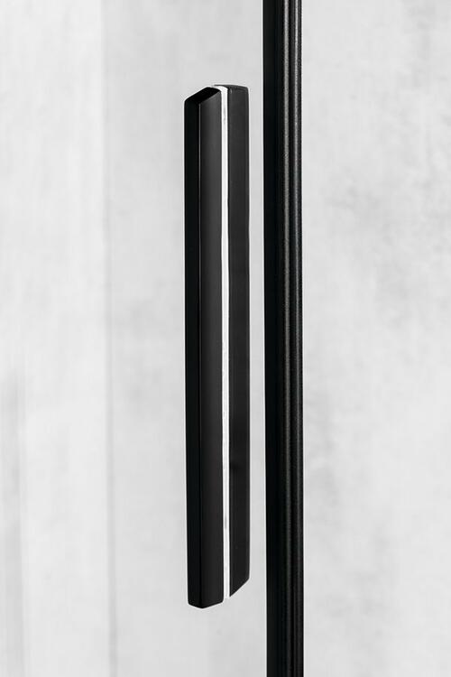 ALTIS LINE BLACK čtvercový sprchový kout 800x800 mm, rohový vstup, čiré sklo