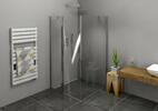 ZOOM čtvercový sprchový kout 900x900mm, L/P varianta