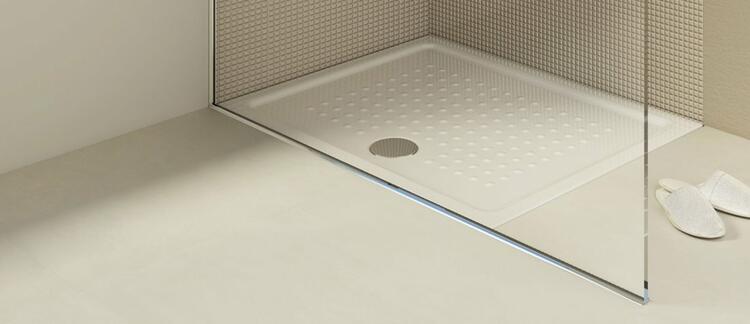 Obdélníková sprchová vanička 100×80 cm bílá ExtraGlaze – GSI 438511