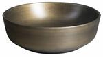 PRIORI keramické umyvadlo na desku, Ø 41,5 cm, bronz