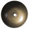 PRIORI keramické umyvadlo na desku, Ø 41,5 cm, bronz