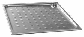 Čtvercová sprchová vanička 90 cm nerez mat – Nofer 13052.90.S | Více -