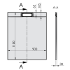 Obdélníková sprchová vanička z litého mramoru 110×90 cm – Polysan Kazuko 40338