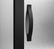 SIGMA SIMPLY BLACK čtvercový sprchový kout 1000x1000 mm, rohový vstup, Brick sklo
