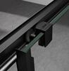 SIGMA SIMPLY BLACK čtvercový sprchový kout 900x900 mm, rohový vstup, sklo Brick
