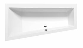 Asymetrická akrylátová vana 170×90 cm (L) bílá mat – Polysan Andra | Více - 