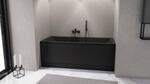 PLAIN NIKA panel 170x59cm, černá mat