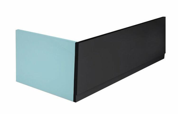 PLAIN panel čelní 180x59cm, černá mat, pravý