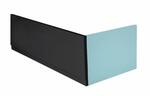 Čelní panel k vaně 170 cm L černá mat – Polysan Couvert 72859.21
