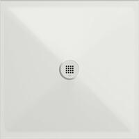 Čtvercová sprchová vanička 90 cm bílá mat – GSI Extra flat 46090909 | Více -