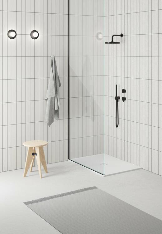 Obdélníková sprchová vanička 100×70 cm bílá mat – GSI Extra flat 46100709