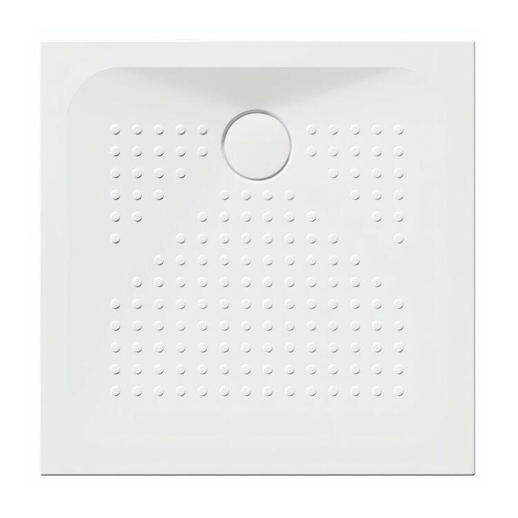 Čtvercová sprchová vanička 80 cm bílá ExtraGlaze – GSI 47080811